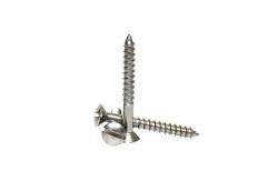 China Slotted Raised Countersunk Oval Head Wood Screws BS1210 DIN95 Customized supplier