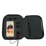 Durable PU Business Multifunctional Wireless Charging Notebook With Powerbank And USB for sale