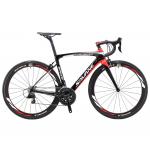 Black Red 1.2m SAVA Carbon Road Bike 700c Unisex With Double V Brake for sale