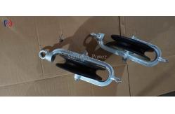 China Overhead Line Round Belt Hold Down Wire Cable Pulley Stringing Block supplier
