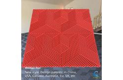 China Modern Square Matte Surface Garage Floor Tiles in Grey supplier