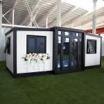 Compact Structure Expandable Container House Steel Frame Prefab Container Homes for sale
