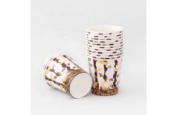 China Disposable Single Paper Cup 7.5oz 230ml Double PE Coating Customizable logo supplier