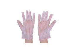 China High Dexterity 10e10 Ohm Polyester Cleanroom ESD Hand Gloves supplier