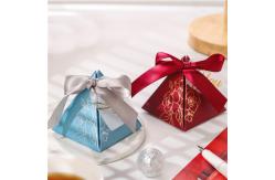 China High Quality Holiday Party Candy Box Creative Gift Box Exquisite Triangle Packaging Box supplier