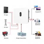 China IP66 Three Phase Hybrid Inverter 120V-800V 15kw 20kw 25kw 30kw MPPT On/Off Grid 3 Phase 12kw Solar Inverter manufacturer