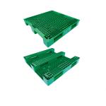 Green Perforated Pallet HDPE Warehouse Plastic Pallet 1500x1500mm for sale
