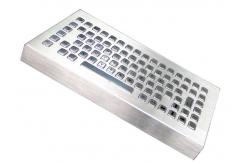 China Metal 12 Function Keys Stainless Steel Keyboard For Industrial Environment supplier