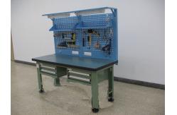 China Multi Functional Stainless Steel Workbench , Powder Coated Mental Workbench supplier