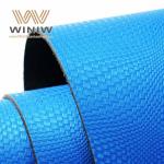 1.4mm Blue Micro Fiber Synthetic Leather PU Material Shoes Upper Material for sale