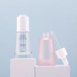30ml Serum Oil Dropper Glass Bottle With Press Pump for sale