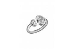 China 0.22 Carat Natural Diamonds 18K Chopard Happy Hearts Ring Handmade No Stone supplier