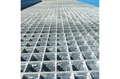 China Metal Serrated Drainage Covers Industrial Steel Grating To Construction Material supplier