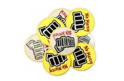 China Hook And Loop Embroidered Hat Patches Heat Cut Border OEM ODM supplier
