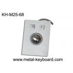 Rugged Metal 25 mm Laser Industrial Trackball Mouse , Industrial Pointing Device for sale