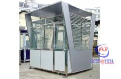 China Economic Prefabricated Toll Booth Modular House Room Security Parking Ticket Booth supplier