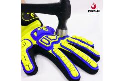 China Anti Impact TPR Gloves Hand Protector Nitrile Coated Cut Resistant Gloves OEM supplier