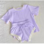 Ribbed Cotton Custom Tee Shirts 6T Unisex Kids Basic Ringer Tee