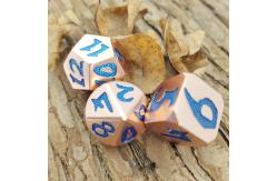 China Practical Plating Sharp Manual Grinding Durable Set Customization Polyhedral Dice Set supplier