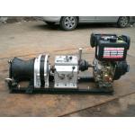 Electrical Power Line 5T Cable Pulling Winch For Tower Erection / Pole Setting for sale