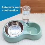 Non Slip Pet Feeder Bowls Automatic Drinking Water For Teddy Golden Retriever Dog for sale