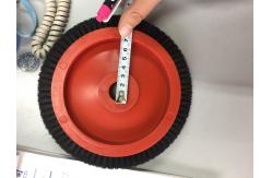 China Customized Plastic Monforts Stenter Brushes 3 Rows Inner Diameter 7cm supplier