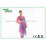 White Waterproof And Dustproof Disposable Aprons PVC Material With Punched Neck Opening