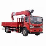 Factory Low Price DFAC  Truck Mounted Crane      Cargo Truck With  Crane    Onboard Crane Transporter for sale