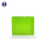 Empty Square Plastic Food Storage Containers Eco Friendly SGS FDA Certificated