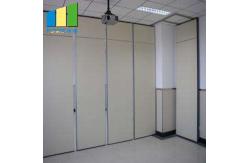 China Banquet Hall Sliding Acoustic Movable Partition Walls America / Mobile Sound Proof Partitions supplier