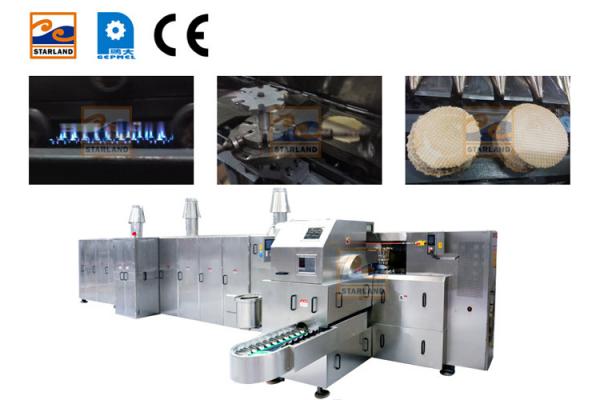 Rolled Sugar Cone Baking Machine / Crispy Cone Production Line