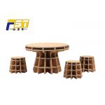 Light Weight Cardboard Commercial Display Furniture Full Color Printing For Promotion for sale