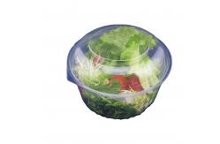 China Clear Disposable Salad Containers Bowls With Lids 18oz 48oz 64oz supplier