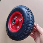 Wheelbarrow Garden Seat Cart Rubber Inflatable Wheel 4.10/3.00 -4, Plastic Spokes for sale