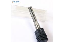 China Aluminum Processing Carbide End Mill Cutters Mirror Finish supplier