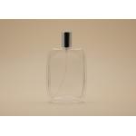 100ml Cosmetic Spray Bottle , Rectangle Perfume Bottle Silk Screen Printing for sale