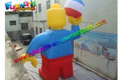 China Customzied 6mh Inflatable Man , Inflatable Robert Toy for Advertising supplier
