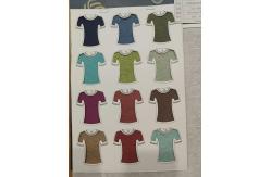 China Breathable And Pure Cotton Striped Knit Fabric For T-Shirt supplier