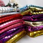 Iridescent Holographic Lurex Metallic Sequin Fabric 112cm Width Heavyweight