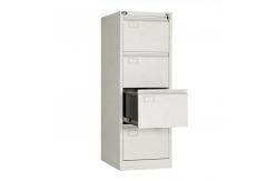 China Cylinder Lock Metal Clothes Storage 4 Drawer Filing Cabinet supplier