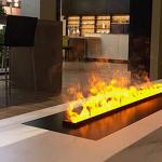 Enjoy Beauty and Functionality of 3d Water Vapor Electric Steam Fireplace for sale