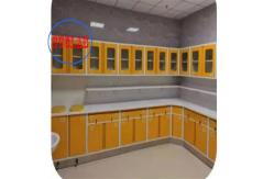 China Wall Mounted Hospital Medical Casework Designed With Three Section Slider supplier