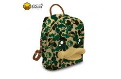 China Oxford Cute Backpack Bag 3D Duck PU Nylon non phthalate pvc Material supplier