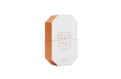 China Fashion Orange Perfume Packaging Box Custom UV Coating Surface supplier