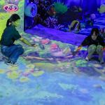 Immersive Ocean AR Interactive Sand Projection Game for Kids Entertainment