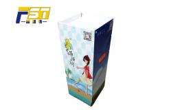 China Light Weight Cardboard Paper Dump Bins , Various Styles Recycling For Skin Lotion supplier