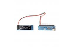 China DC3.3V 5V 0.91 Inch I2C SSD1306 OLED Display Module supplier