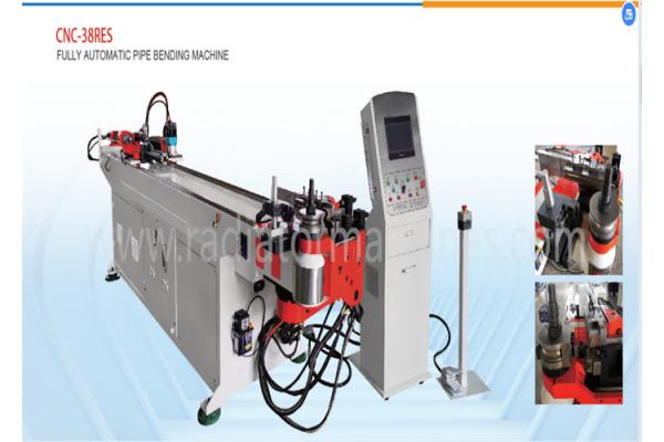 CNC-38RES Automatic Bending Machine For Round Pipes With Electric Servo Drive