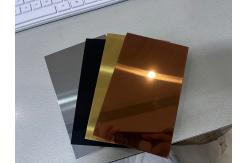 China 5.5kg/m2 Aluminum Composite Panel 1220mm Mirror Coated Panel supplier