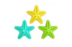 China Pet Starfish Squeaky Toy Teeth Cleaning Bite Resistant Dog Toy supplier